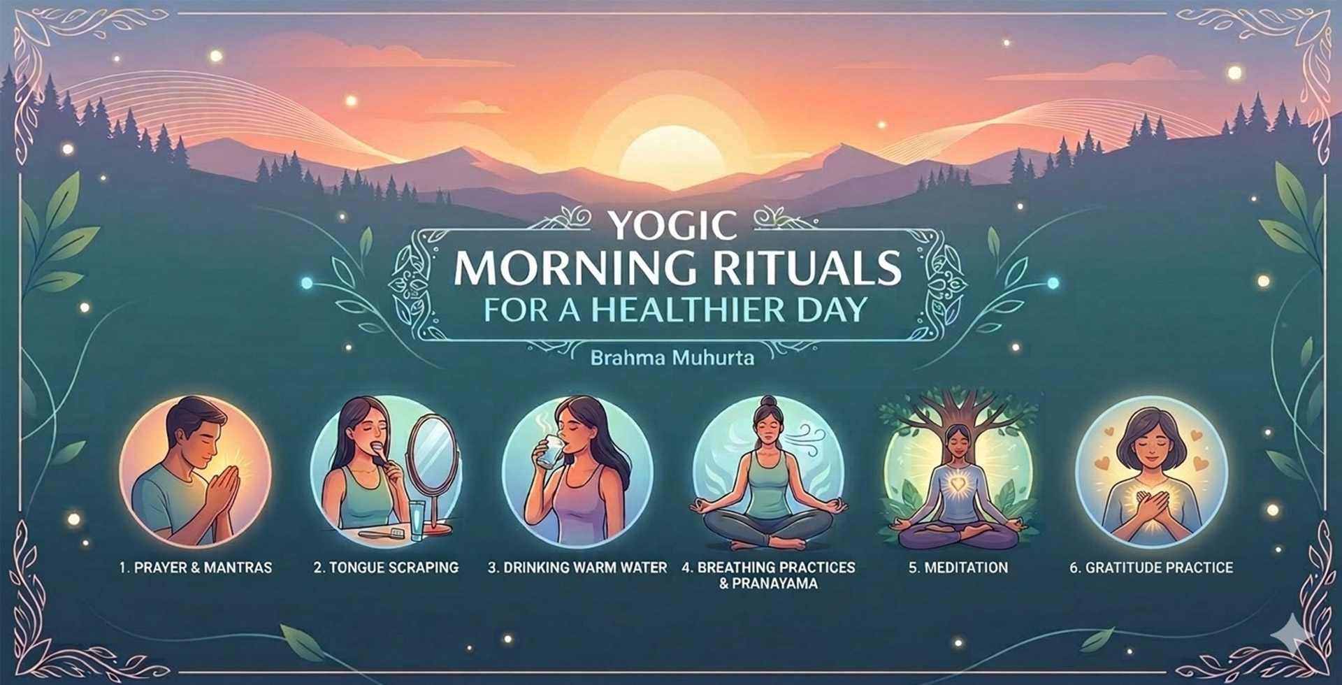 Morning Rituals from Yogic Tradition for a Healthier Day