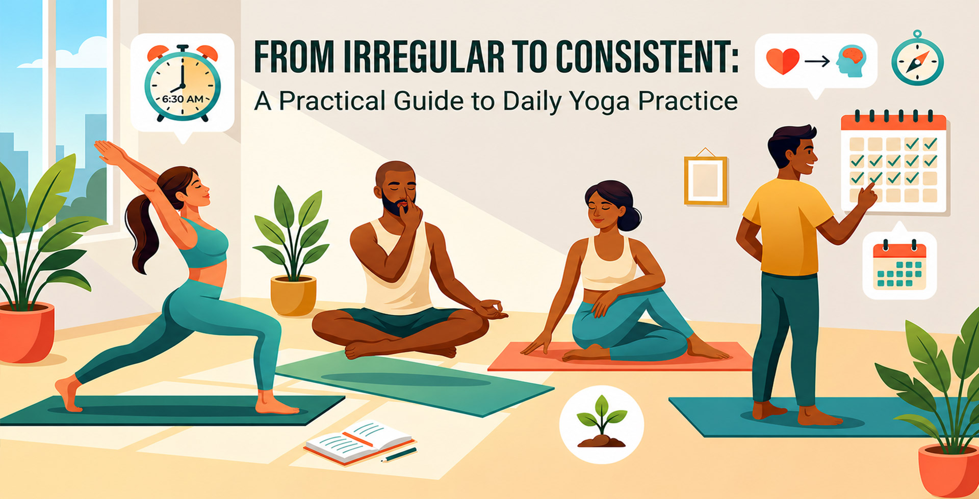 From Irregular to Consistent: A Practical Guide to Daily Yoga Practice