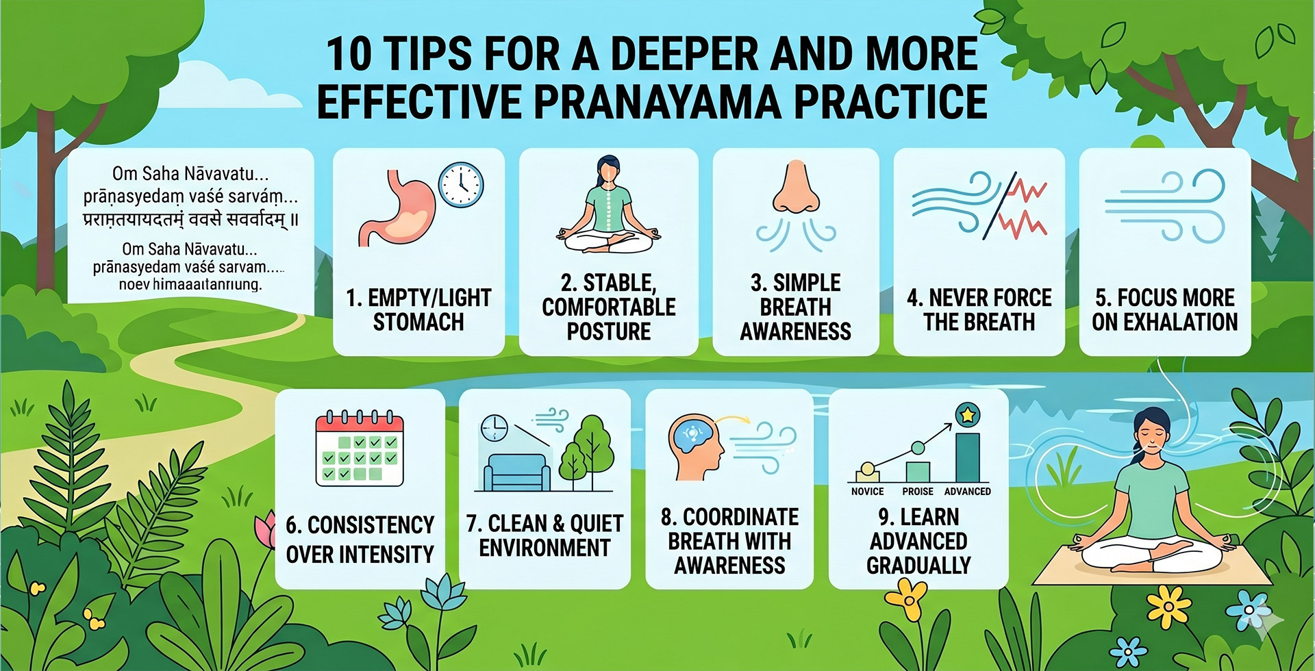 10 Tips for a Deeper and More Effective Pranayama Practice