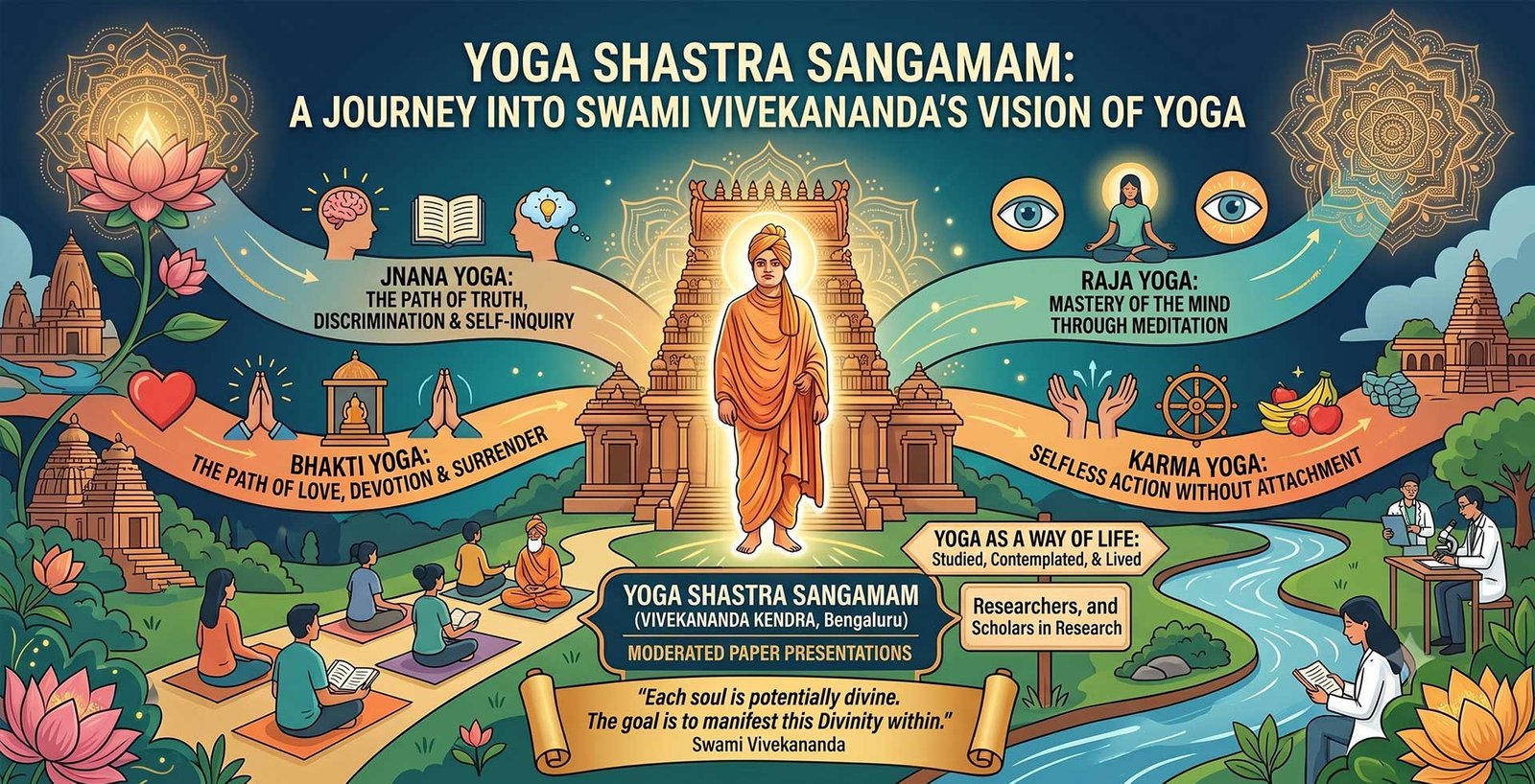 Yoga Shastra Sangamam: A Journey into Swami Vivekananda’s Vision of Yoga