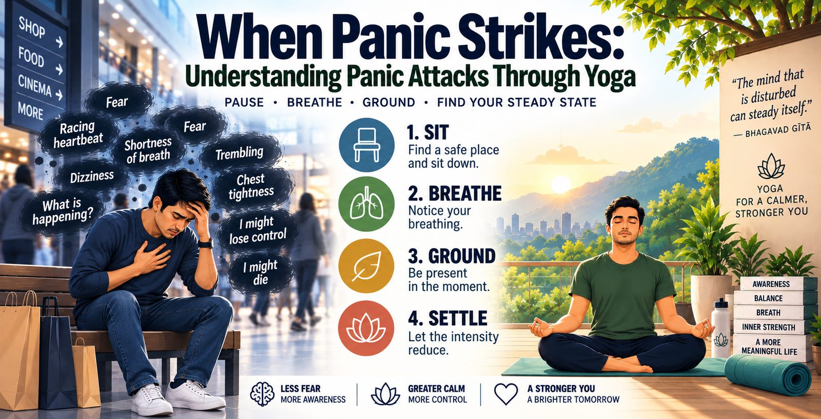 When Panic Strikes: Understanding Panic Attacks Through Yoga